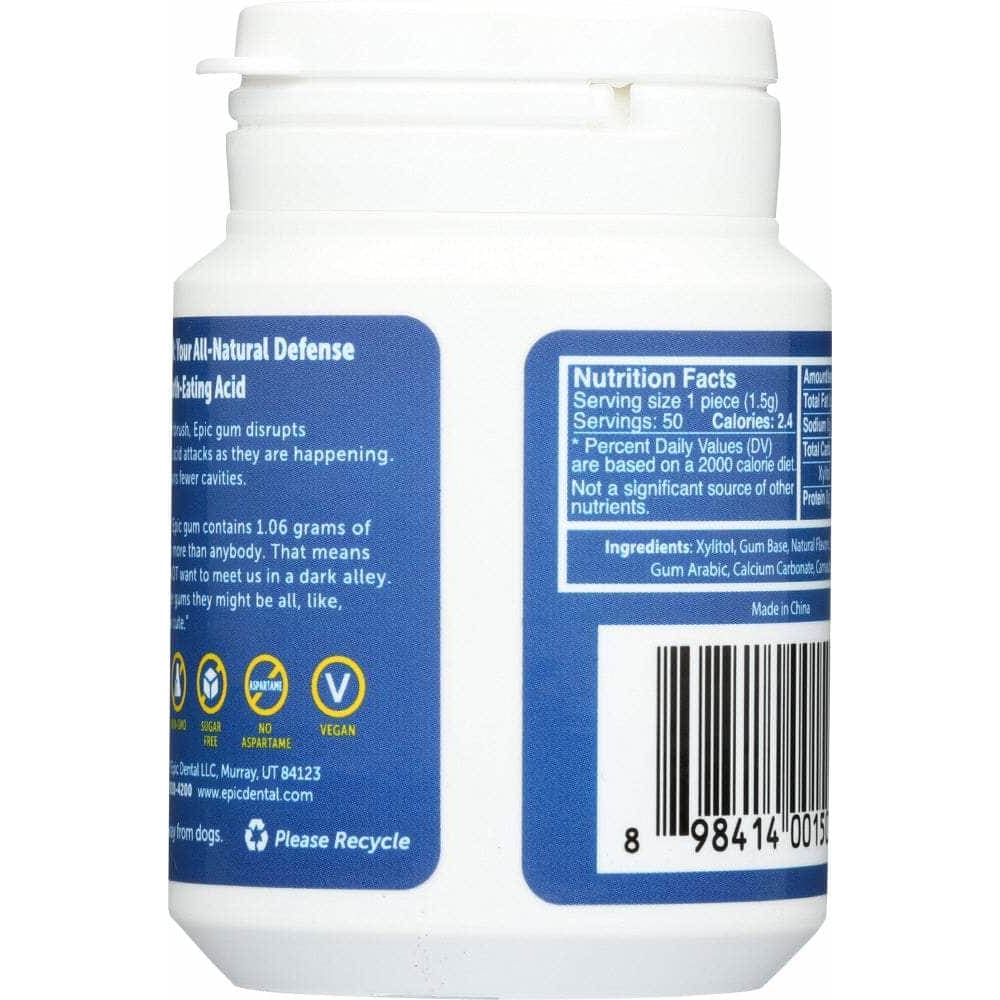 EPIC DENTAL Epic Dental Gum Peppermint Xylitol, 50 Pc