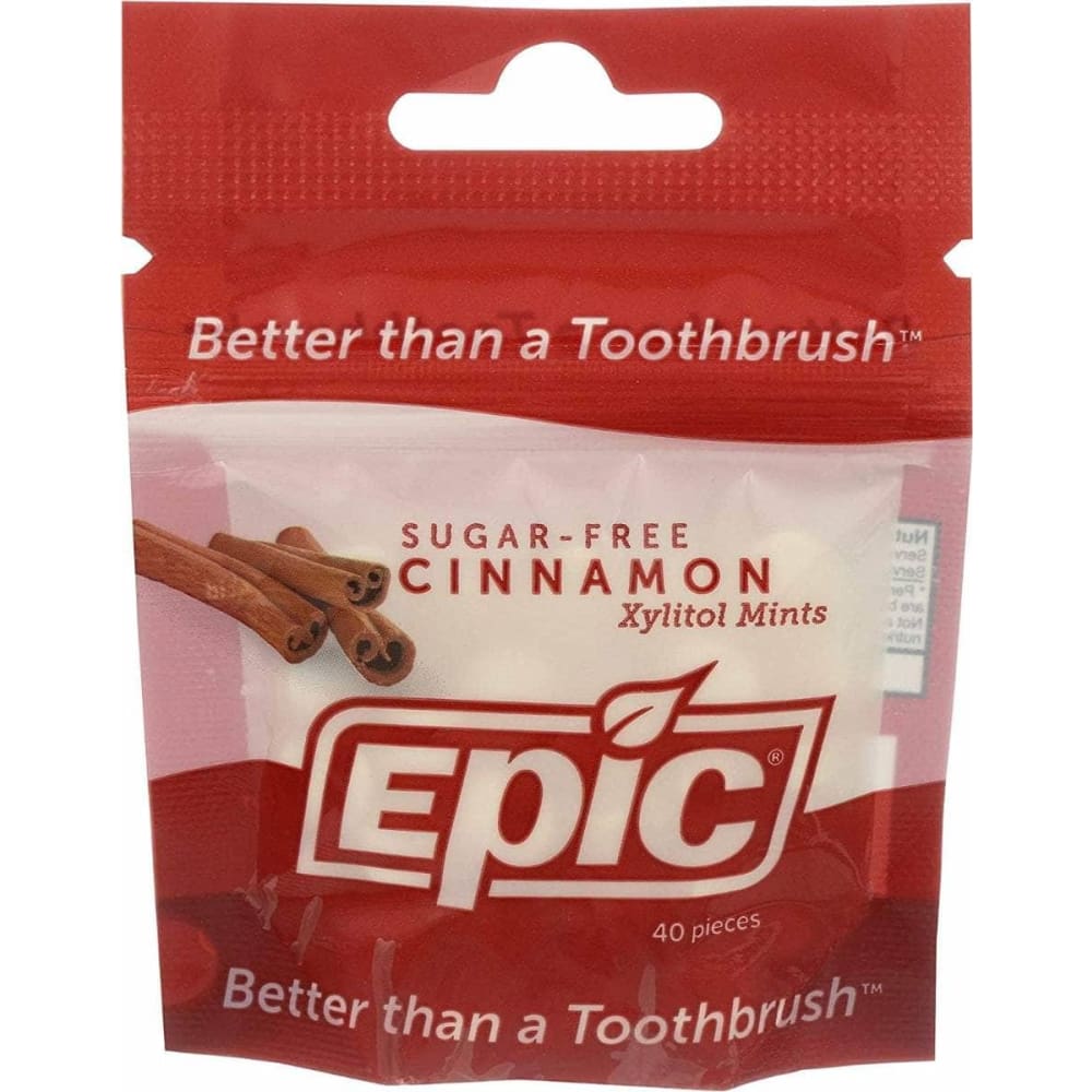 EPIC DENTAL Beauty & Body Care > Oral Care > Breath Fresheners EPIC DENTAL: Mint Cinnamon Xylitol, 40 pc