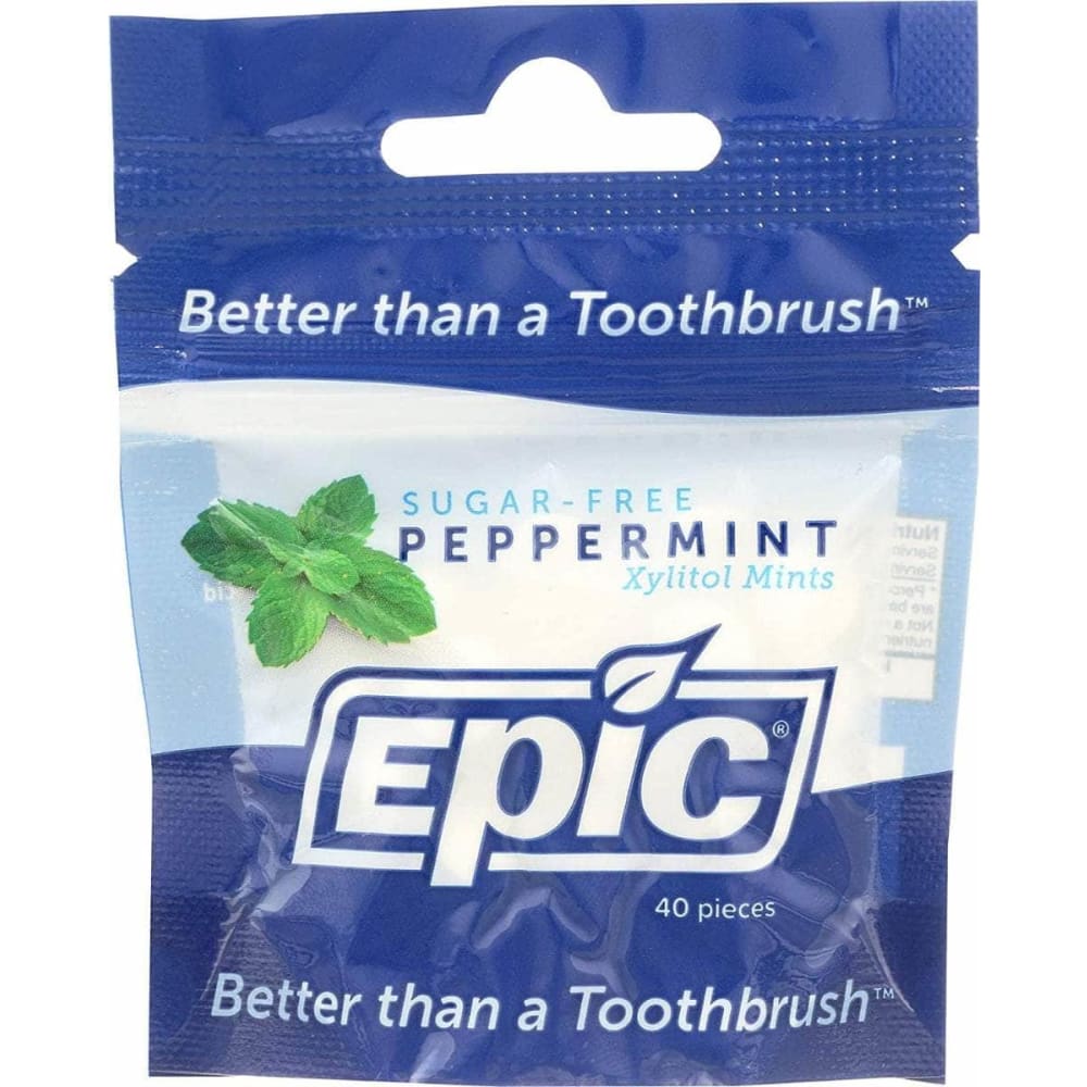 EPIC DENTAL Beauty & Body Care > Oral Care > Breath Fresheners EPIC DENTAL: Mint Peppermint Xylitol, 40 pc