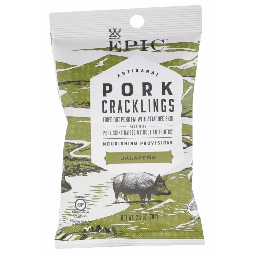 EPIC EPIC Pork Cracklings Jalapeno, 2.5 oz