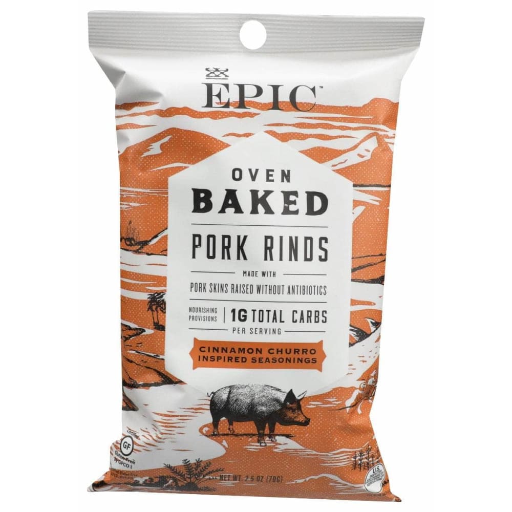 EPIC EPIC Pork Rind Baked Cinnamon, 2.5 oz