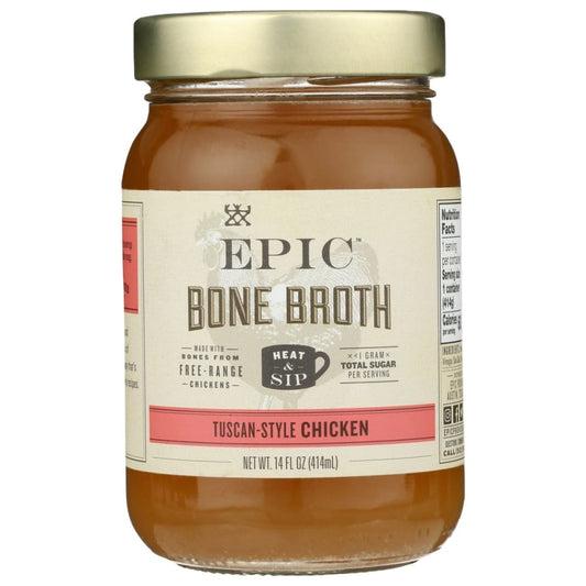 EPIC: Tuscan Style Chicken Broth 14 fo (Pack of 4) - Grocery > Soups & Stocks - EPIC
