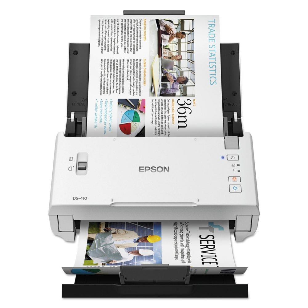 Epson DS-410 Document Scanner 1200 dpi 8 1/2 x 120 26 ppm - Scanners - Epson