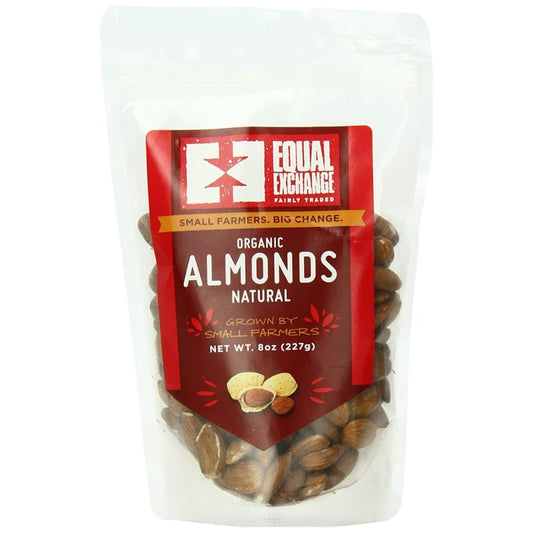 EQUAL EXCHANGE: Almonds 8 OZ (Pack of 3) - Nuts - EQUAL EXCHANGE
