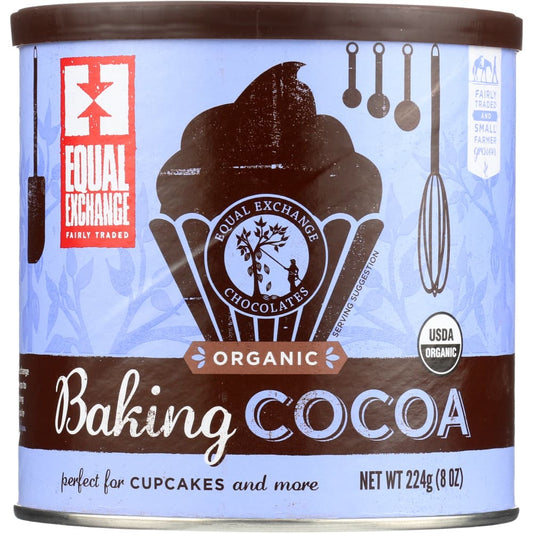 EQUAL EXCHANGE: Cocoa Baking 8 oz (Pack of 4) - Grocery > Cooking & Baking > Baking Ingredients - EQUAL EXCHANGE