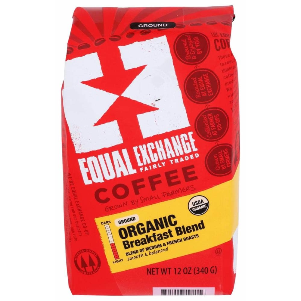 EQUAL EXCHANGE Equal Exchange Coffee Ground Breakfast Blend Organic, 12 Oz