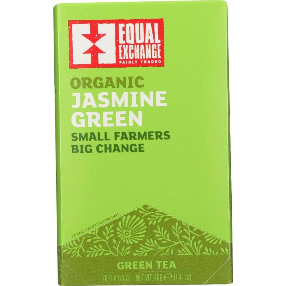 EQUAL EXCHANGE Equal Exchange Tea Jasmine Green Org, 20 Bg