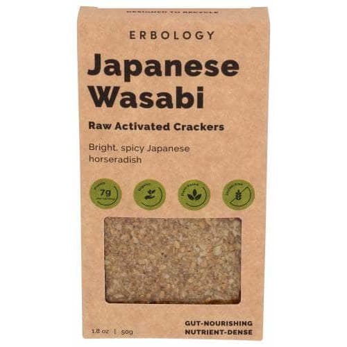 ERBOLOGY Grocery > Snacks > Crackers > Crackers Snack & Sandwich ERBOLOGY Crackers Wasabi Japanese, 1.8 oz