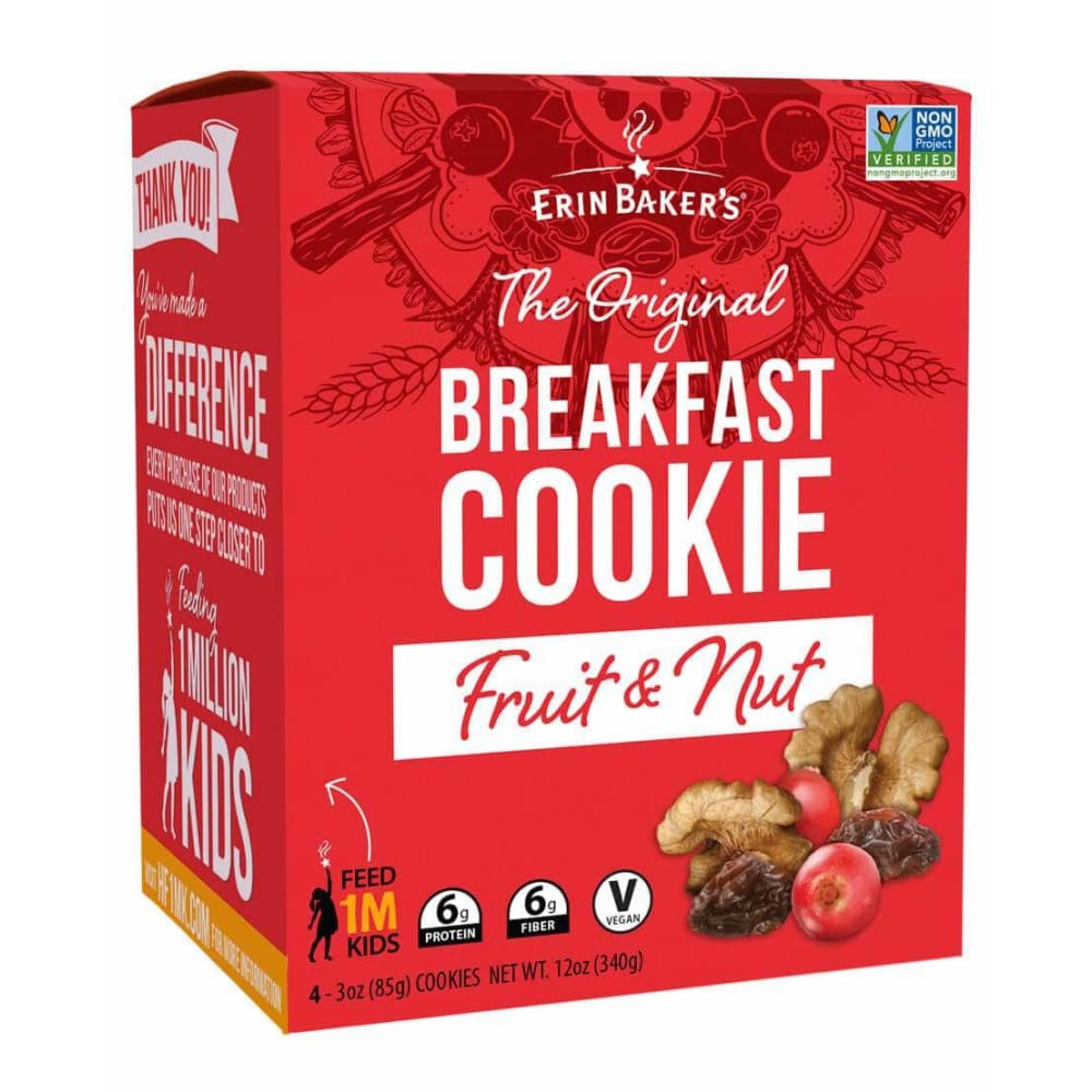 ERIN BAKERS ERIN BAKERS Cookie Fruit And Nut, 12 oz