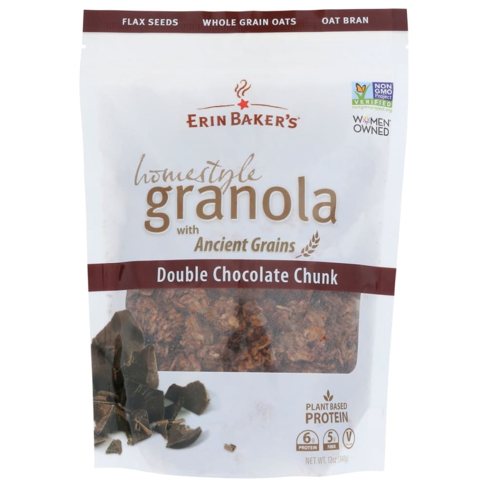 ERIN BAKERS: Granola Hmstyl Dbl Choc Chnk 12 OZ (Pack of 3) - ERIN BAKERS