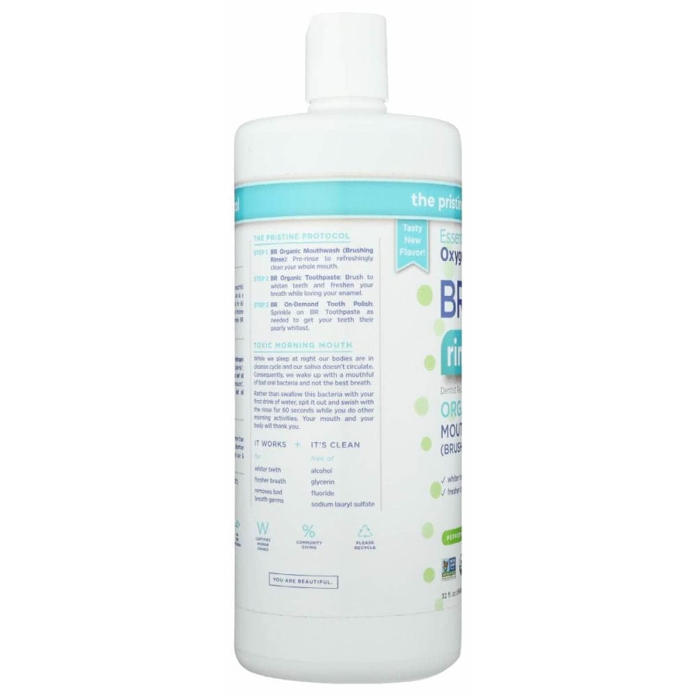 ESSENTIAL OXYGEN Essential Oxygen Organic Mouthwash Peppermint, 32 Oz
