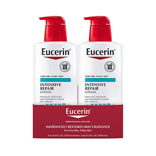 Eucerin Intensive Repair Body Lotion Fragrance-Free Body Moisturizer 2 pk./16.9 fl. oz. - Home/Beauty/Beauty Value Packs & Bundles/ -