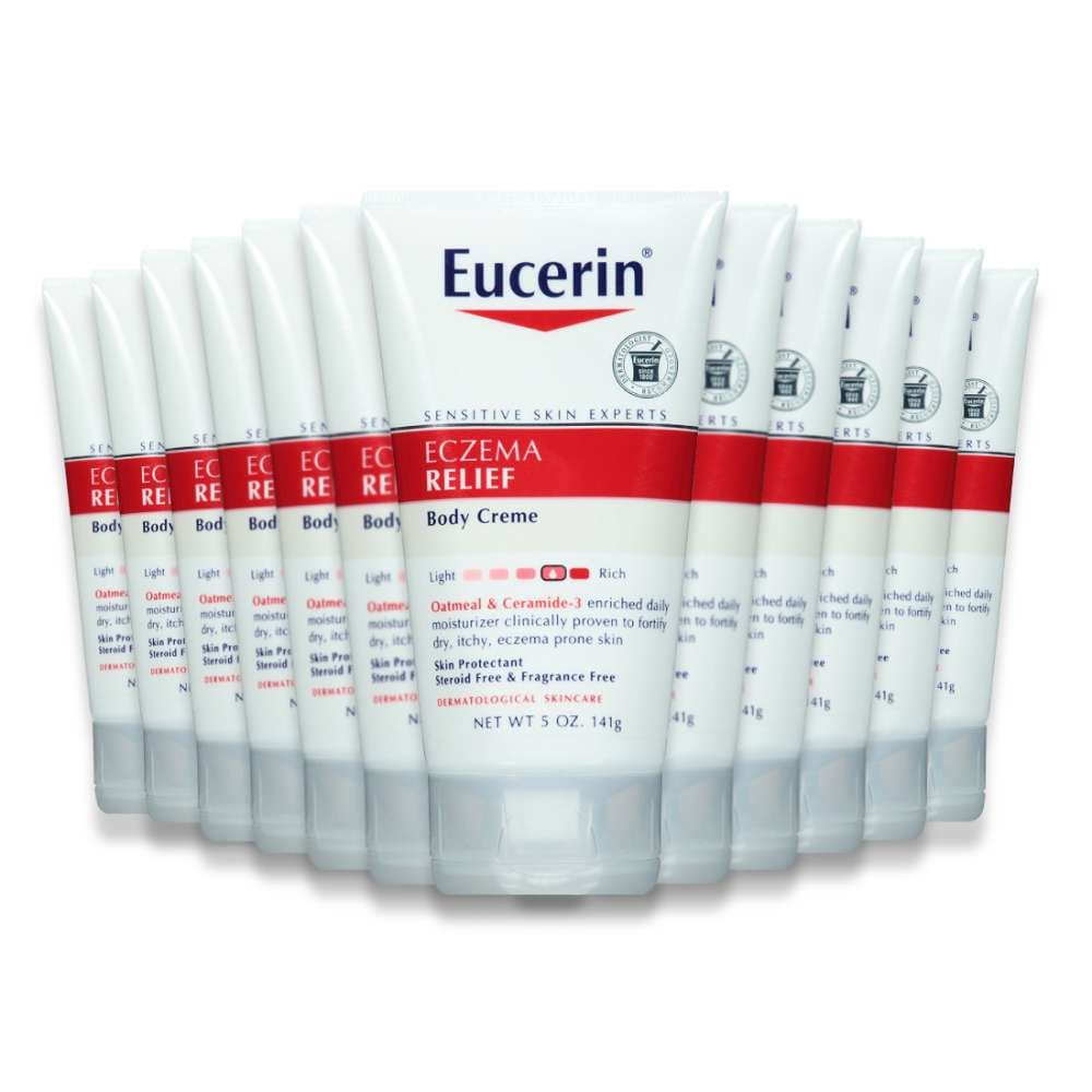Eucerine Eczema Relief Body Cream 5 Oz - 12 Pack - Facial Creams & Moisturizers - Eucerin