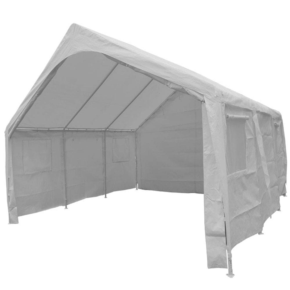 Event Party Tent 20’ x 20’ Outdoor Party Shelter with Party Enclosure Sidewall Kit - Outdoor Canopy Tents - Event