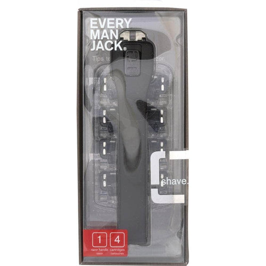 EVERY MAN JACK Every Man Jack Black Razor 4 Cartridges, 6 Each