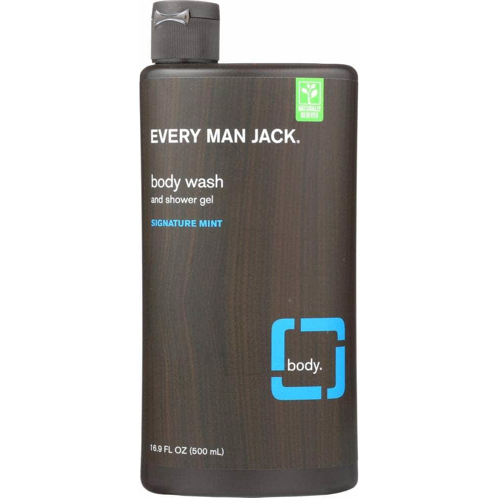 Every Man Jack Every Man Jack Body Wash and Shower Gel Signature Mint, 16.9 oz
