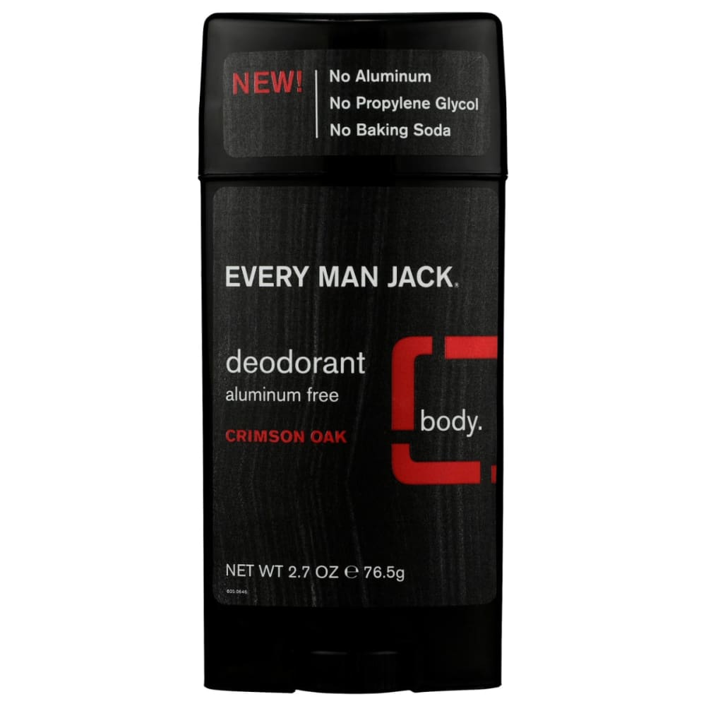EVERY MAN JACK: Crimson Oak Deodorant Stick 2.7 oz (Pack of 4) - Beauty & Body Care > Deodorants & Antiperspirants > Deodorant Stick - EVERY