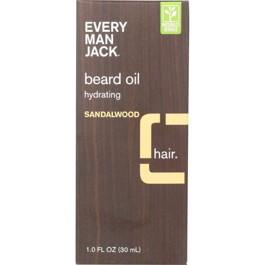 EVERY MAN JACK Every Man Jack Sandalwood Beard Oil, 1 Oz