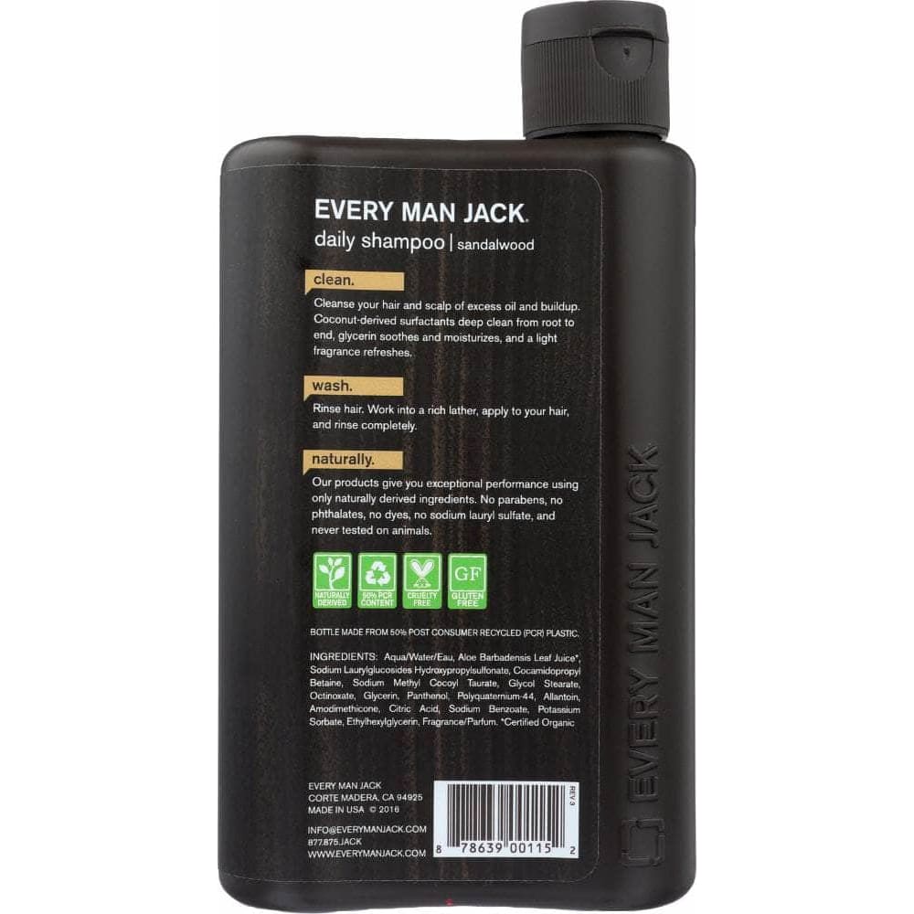 EVERY MAN JACK Every Man Jack Sandalwood Shampoo, 13.5 Oz