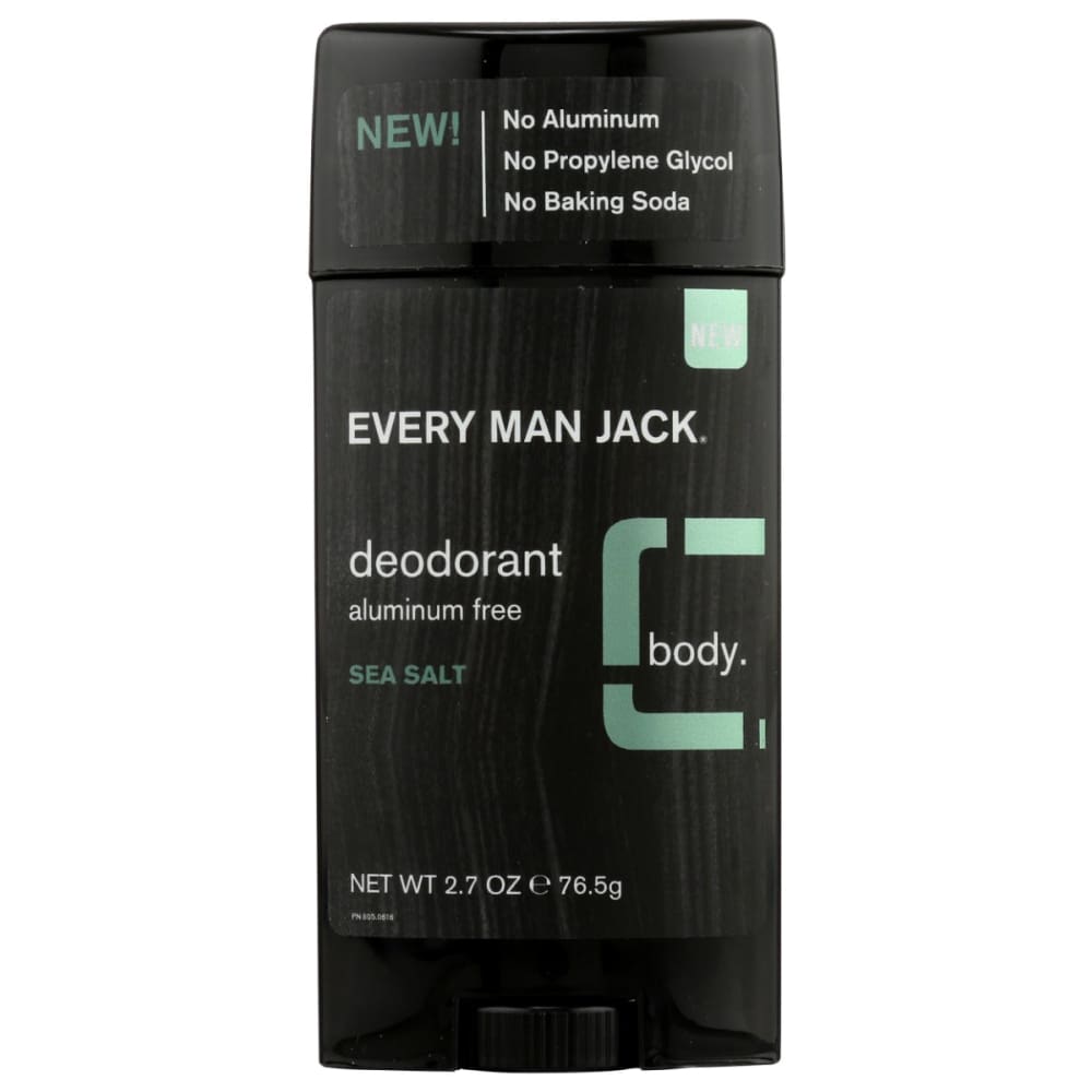 EVERY MAN JACK: Sea Salt Deodorant Stick 2.7 oz (Pack of 4) - Beauty & Body Care > Deodorants & Antiperspirants > Deodorant Stick - EVERY