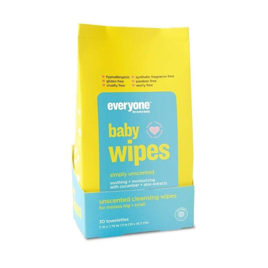EVERYONE: Unscented Baby Wipes 30 pack (Pack of 5) - Baby > Baby Health - EVERYONE