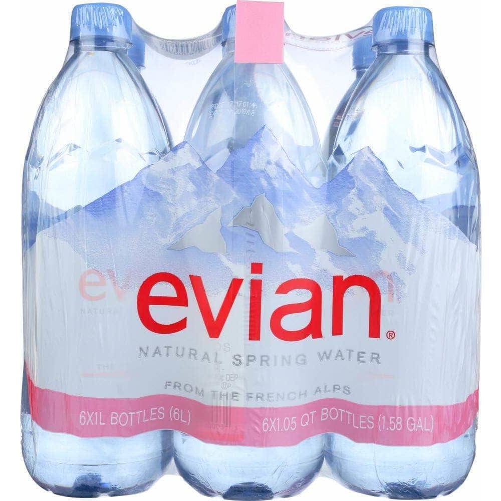 Evian Evian Spring Water 6 Pack, 6 lt