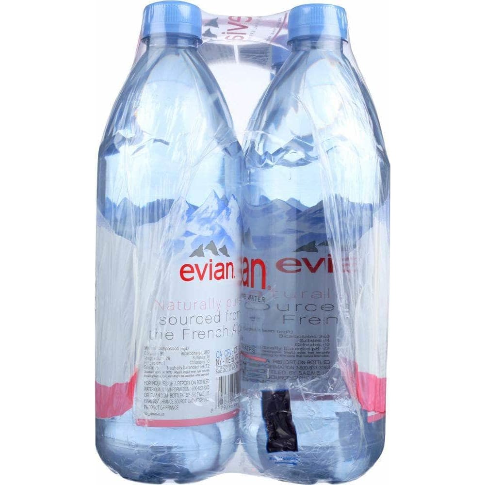 Evian Evian Spring Water 6 Pack, 6 lt