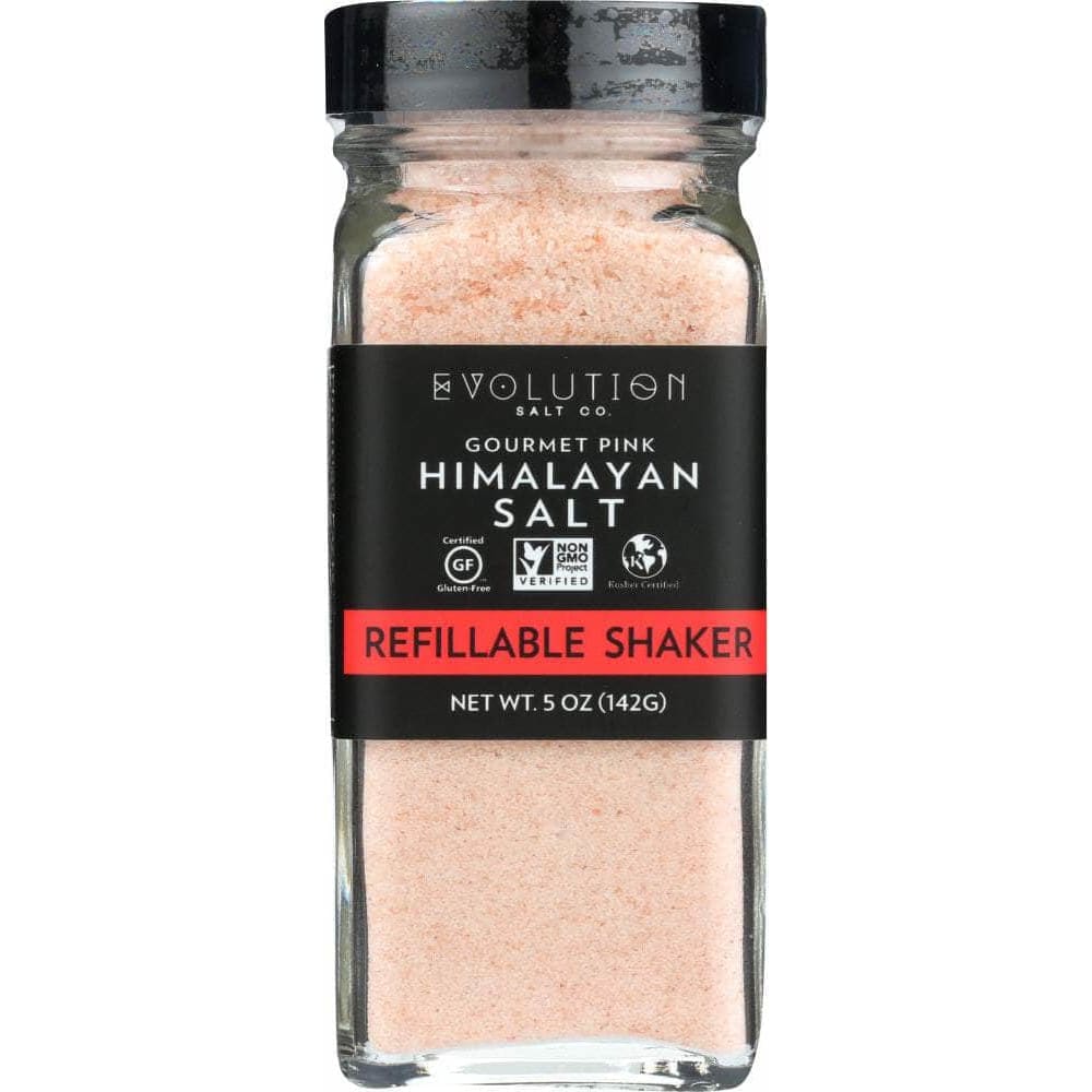 EVOLUTION SALT CO Evolution Salt Co. Gourmet Pink Himalayan Salt Refillable Shaker, 5 Oz