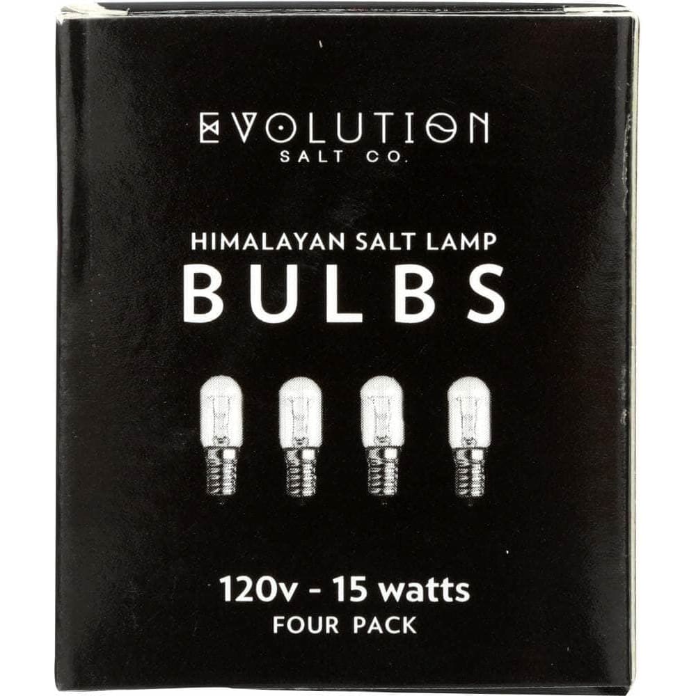 Evolution Salt Co Evolution Salt Himalayan Salt Lamp Bulbs 15 Watts, 4 pack