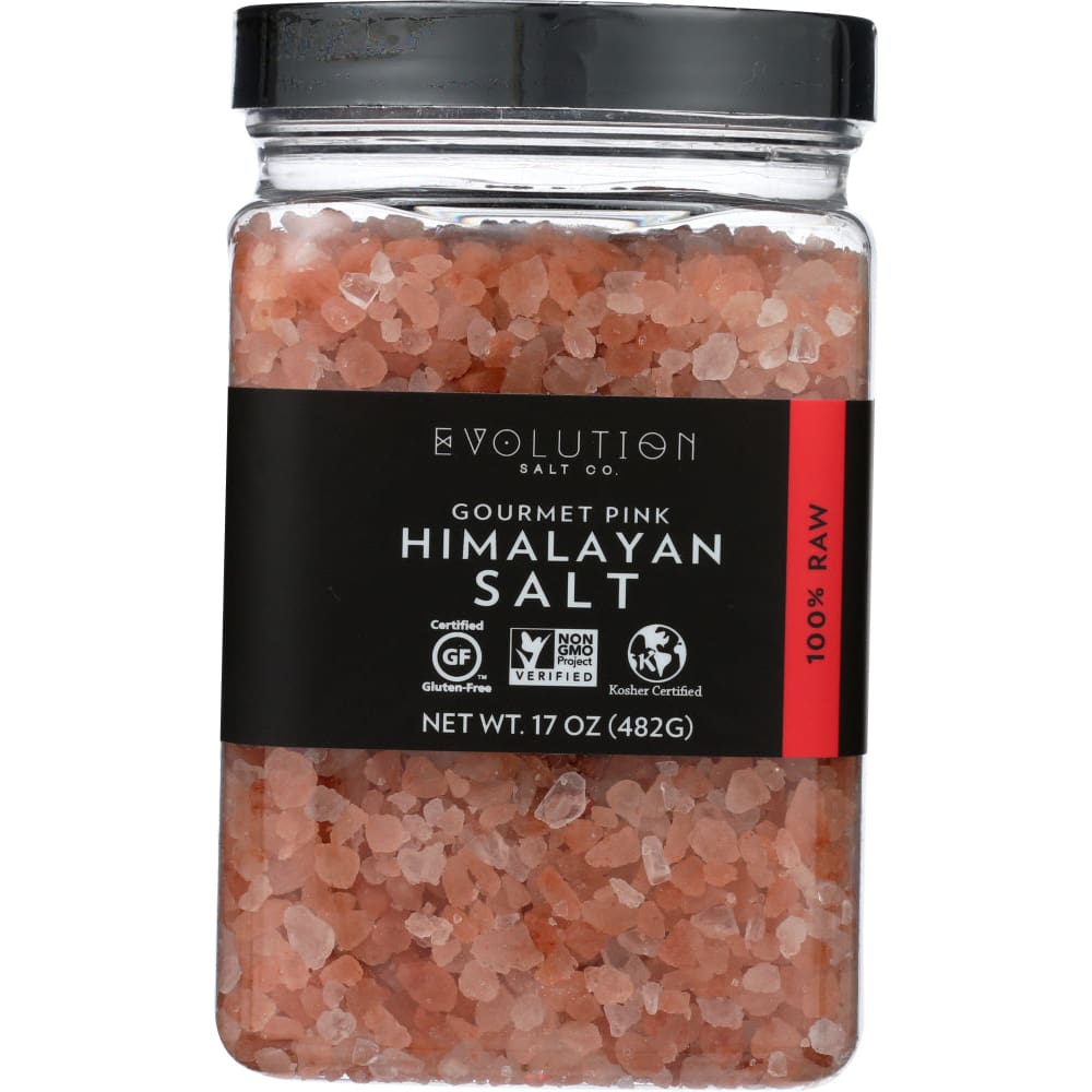 EVOLUTION SALT: Salt Himalayan Refill Coarse 17 oz (Pack of 4) - Grocery > Natural Snacks > Snacks > Spice & Seasoning > Salt Natural Salt -
