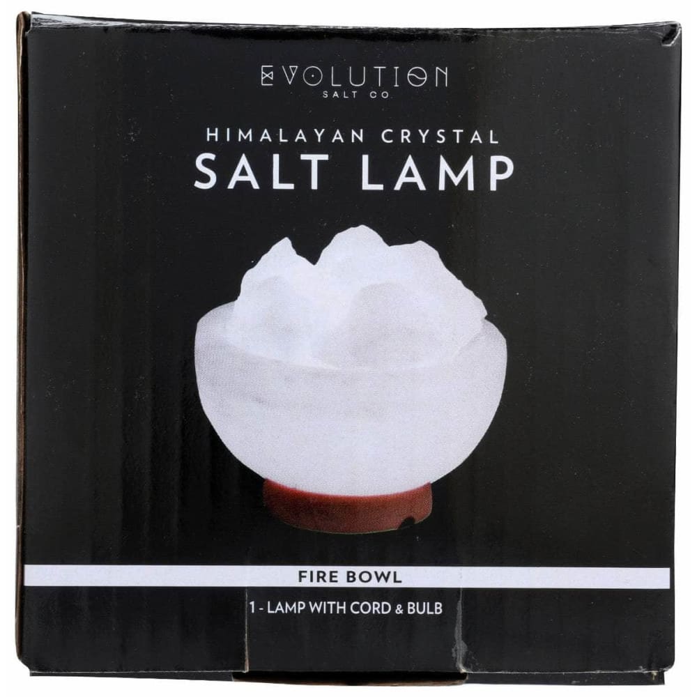 EVOLUTION SALT EVOLUTION SALT Lamp Salt White Fire Bowl, 7 lb
