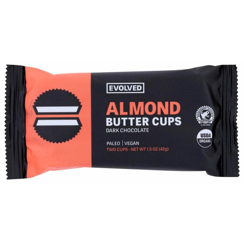 Eating Evolved Evolved Organic Dark Chocolate Almond Butter Cups, 1.5 Oz