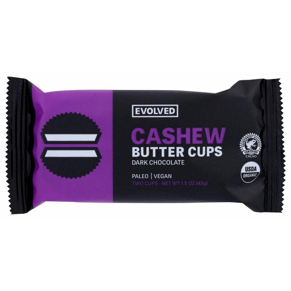 Eating Evolved Evolved Organic Dark Chocolate Cashew Butter Cups, 1.50 Oz