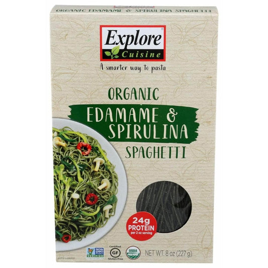 EXPLORE CUISINE EXPLORE CUISINE Organic Edamame and Spiraluna Spaghetti, 8 oz