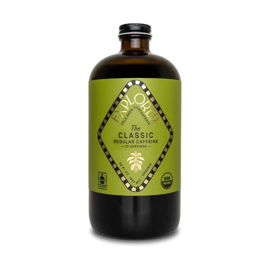 EXPLORER COLD BREW: The Classic Standard Caffeine Cold Brew Coffee Concentrate 32 fo - Grocery > Beverages > Coffee Tea & Hot Cocoa -