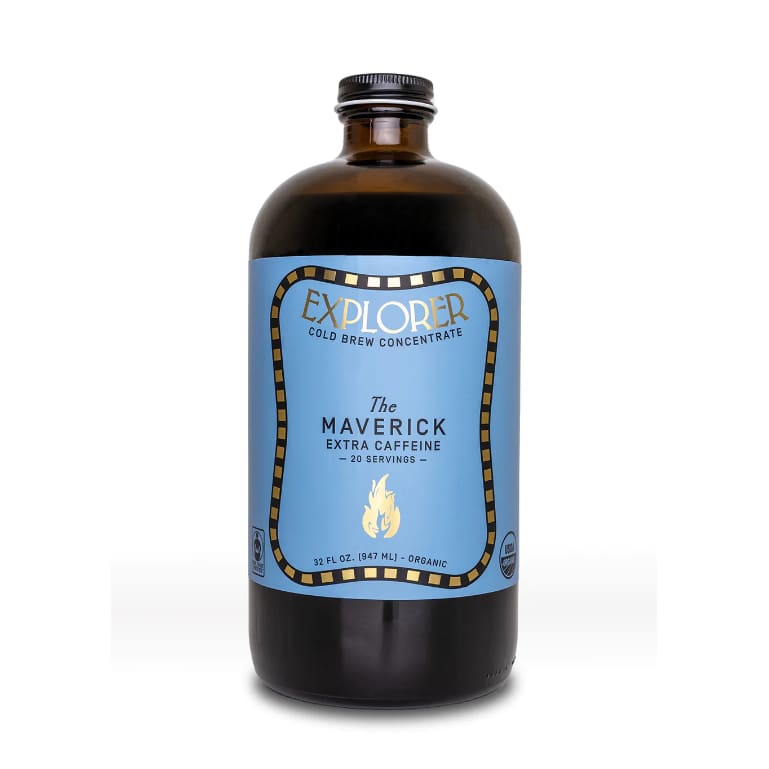 EXPLORER COLD BREW: The Maverick Extra Caffeine Cold Brew Coffee Concentrate 32 fo - Grocery > Beverages > Coffee Tea & Hot Cocoa - EXPLORER