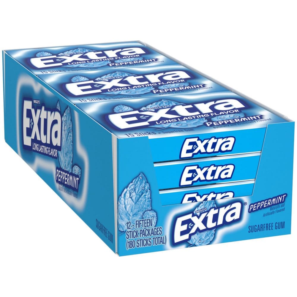 Extra Peppermint Sugar-Free Gum (15 ct. 12 pks.) - Bulk Pantry - Extra