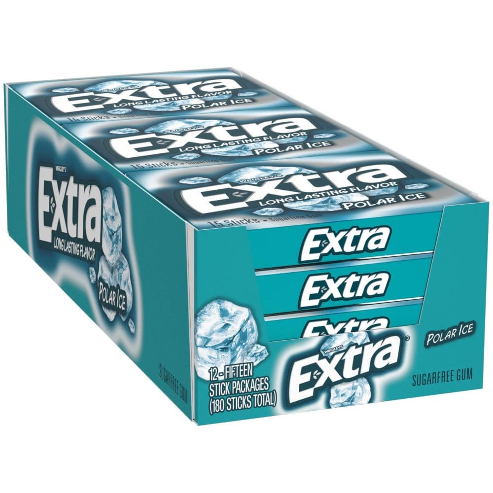 Extra Polar Ice Sugar-Free Gum (15 ct. 12 pks.) - Bulk Pantry - Extra