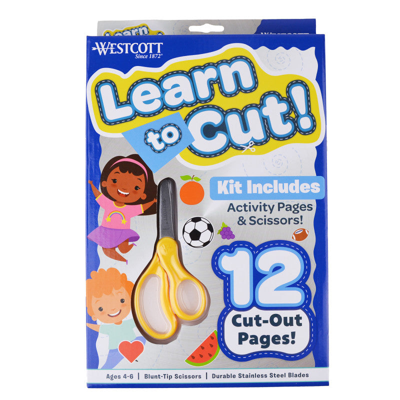 Learn To Cut 12-Pc Set with Scissors (Pack of 10)