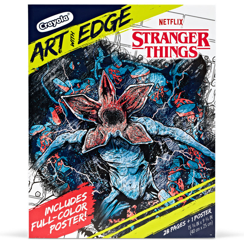 Art With Edge Stranger Things Coloring Book with Poster (Pack of 6)