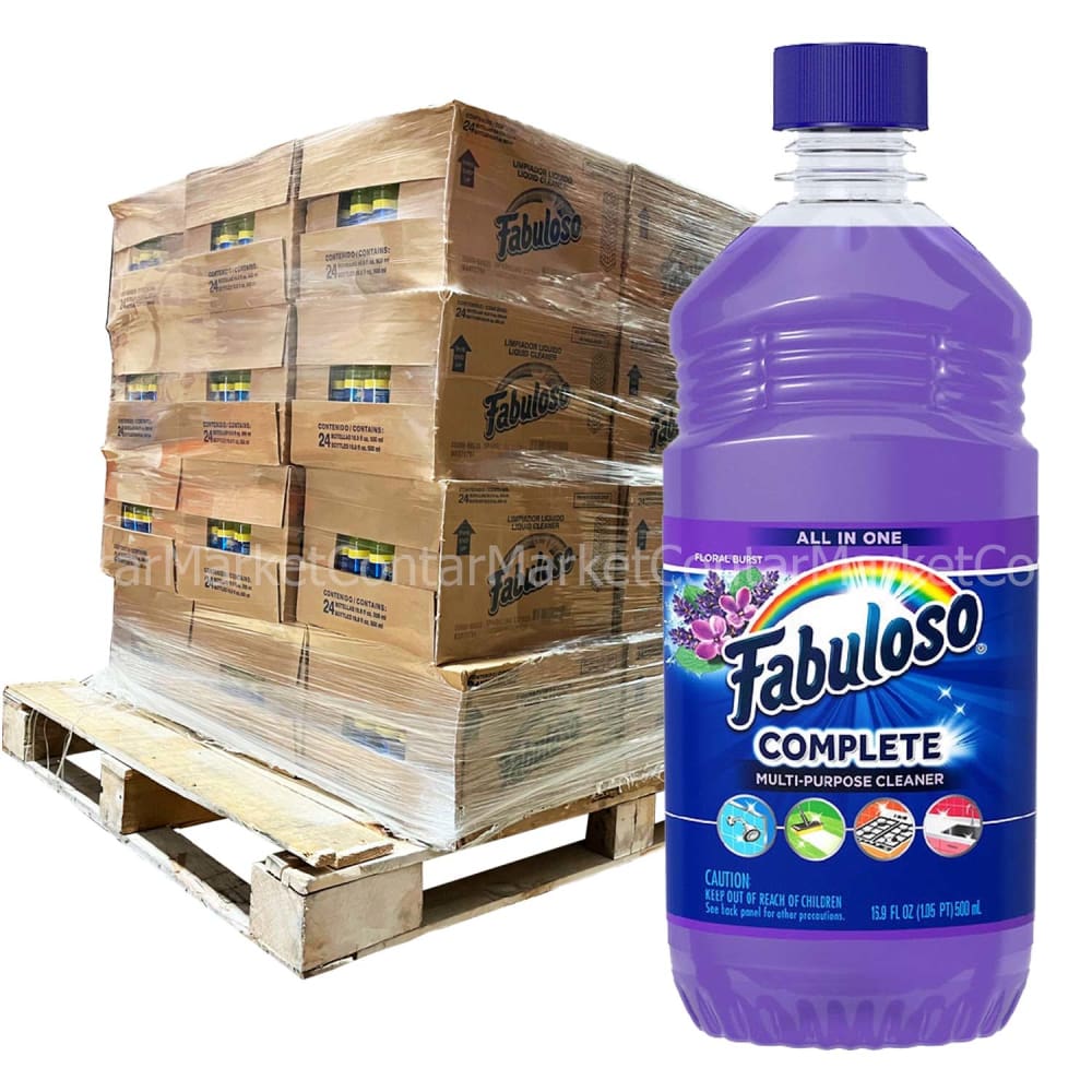 Fabuloso All Purpose Cleaner Pallet - 4 Fragances - 16.5 Fl Oz - 36 Boxes - 24 Bottles Each - All-Purpose Cleaners - Fabuloso