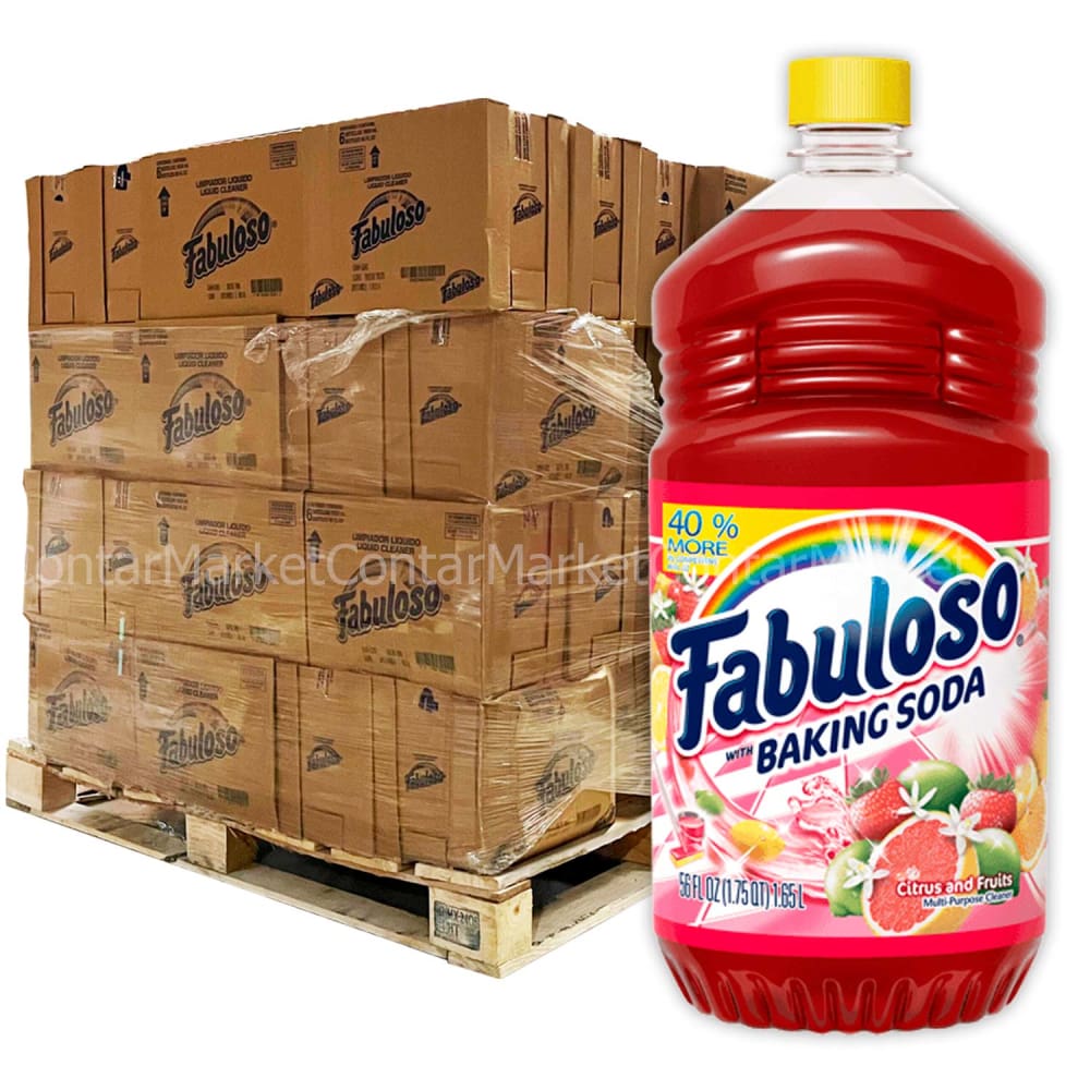 Fabuloso All Purpose Cleaner Pallet - 5 Fragances - 56oz - 75 Boxes - 6 Bottles Each - All-Purpose Cleaners - Fabuloso