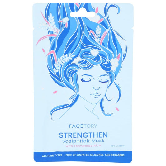 FACETORY: Strengthen Scalp Hair Mask 1.69 fo (Pack of 5) - Beauty & Body Care > Hair Care > Hair & Scalp Treatments - FACETORY