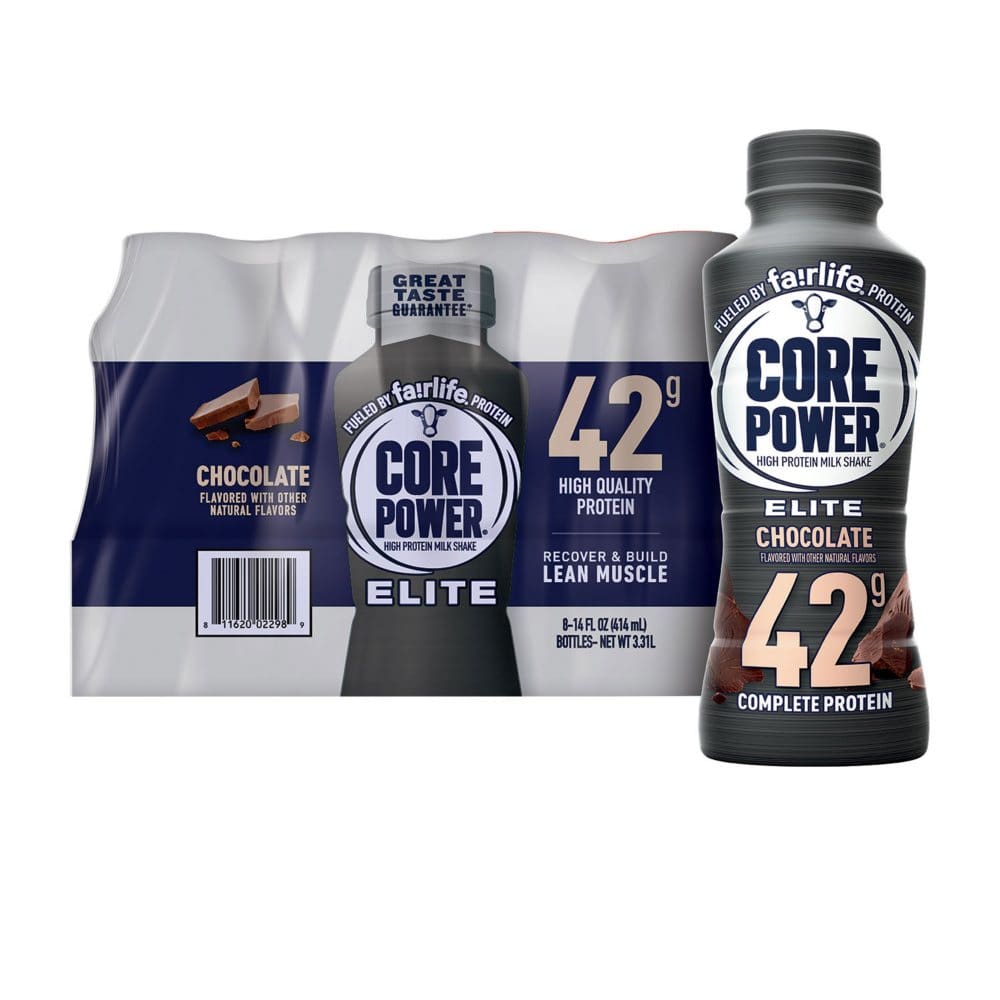 Fairlife Core Power Elite 42g. Protein Shake Chocolate (14 fl. oz. 8 pk.) - Protein & Fitness - Fairlife