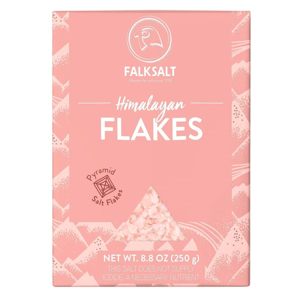 FALKSALT: Flakes Pink Himalayan Salt 8.8 oz (Pack of 4) - FALKSALT