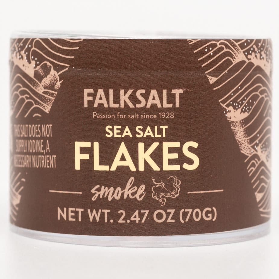 FALKSALT: Flakes Smoke Sea Salt 2.47 oz (Pack of 5) - FALKSALT