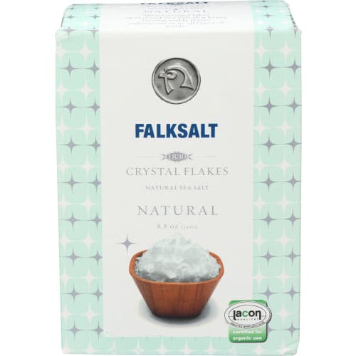 FALKSALT: Salt Flakes Natural 8.8 oz (Pack of 4) - FALKSALT