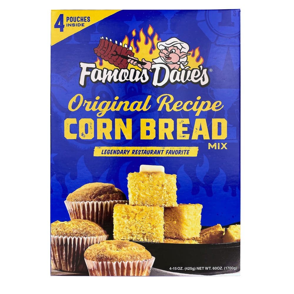 Famous Dave’s Corn Bread Mix (15 oz. 4 ct.) - Baking - Famous