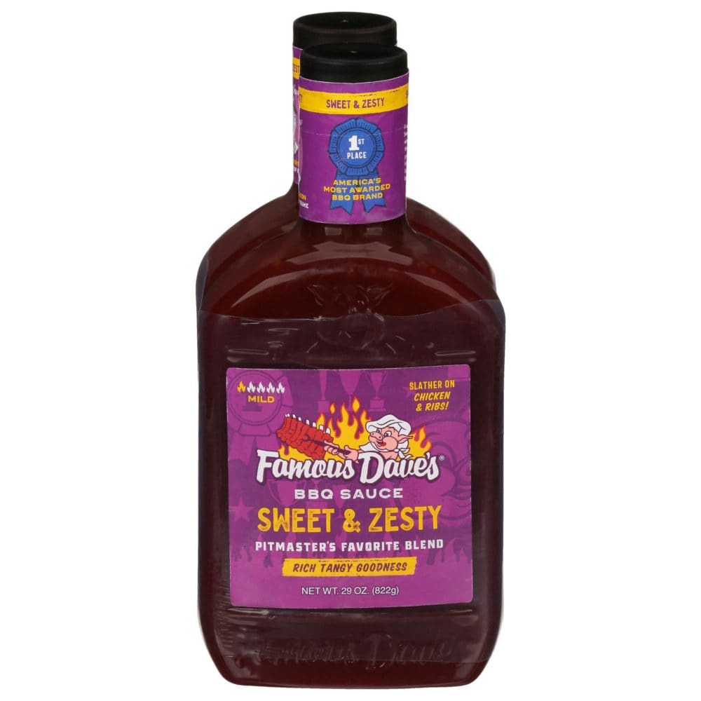 Famous Dave’s Sweet and Zesty BBQ Sauce (20 oz. 2 pk.) (Pack of 2) - Condiments Oils & Sauces - Famous