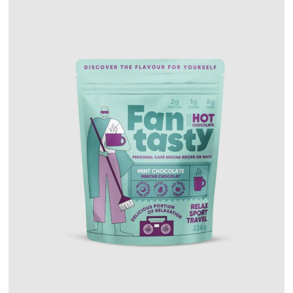 FAN TASTY FOODS: Hot Chocolate Mix Mint Low Sugar 7.9 oz - Grocery > Beverages > Coffee Tea & Hot Cocoa - FAN TASTY FOODS